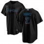 Men's Miami Marlins Harold Ramirez #2 Nike Black Alternate 2020 Jersey