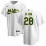 Men's Oakland Athletics Matt Olson #28 Nike White Home 2020 Jersey