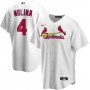 Men's St. Louis Cardinals Yadier Molina #4 Nike White Home 2020 Jersey