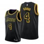 Men's Los Angeles Lakers Rajon Rondo #4 Nike Black Swingman NBA Jersey - City Edition