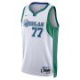 Men's Dallas Mavericks Luka Doncic #77 White 2021/22 Swingman Jersey - City Edition