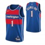 Men's Washington Wizards Caldwell-Pope #1 Nike Royal 2021/22 Swingman NBA Jersey - City Edition