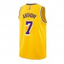 Men's Los Angeles Lakers Carmelo Anthony #7 Nike Gold Swingman Jersey - Icon Edition