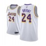 Men's Los Angeles Lakers Kobe Bryant #24 White Swingman Jersey - Association Edition