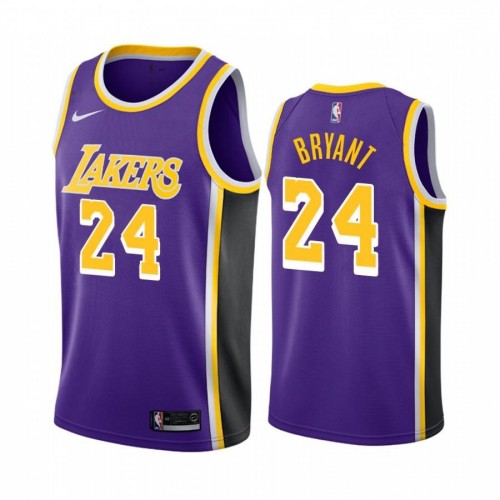 Men's Los Angeles Lakers Kobe Bryant #24 Purple Swingman Jersey - Statement Edition