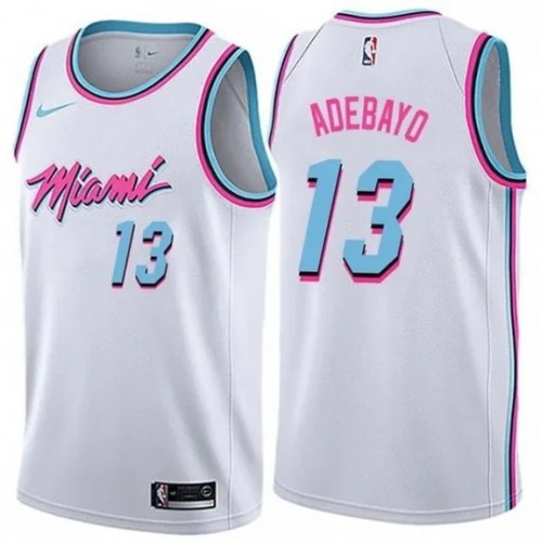 Men's Miami Heat Bam Adebayo #13 White 19-20 Swingman Jersey - City  Edition