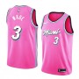 Men's Miami Heat Dwyane Wade #3 Pink 19-20 Swingman Jersey - City  Edition