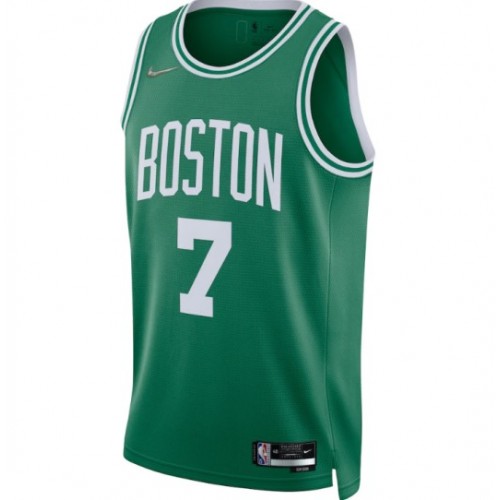 Men's Boston Celtics Jaylen Brown #7 Green 2021/22 Diamond Swingman Jersey - Icon Edition