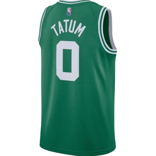 Men's Boston Celtics Jayson Tatum #0 Green 2021/22 Diamond Swingman Jersey - Icon Edition