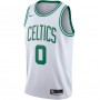 Men's Boston Celtics Jayson Tatum #0 White Swingman Jersey - Icon Edition