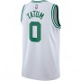 Men's Boston Celtics Jayson Tatum #0 White Swingman Jersey - Icon Edition