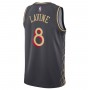 Men's Chicago Bulls Zach LaVine #8 Nike Black 2020/21 Swingman Jersey - City Edition