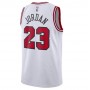 Men's Chicago Bulls Michael Jordan #23 White Replica Swingman Jersey - Association Edition