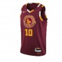 Men's Cleveland Cavaliers Darius Garland #10 Nike Wine 2021/22 Swingman NBA Jersey - City Edition