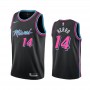 Men's Miami Heat Tyler Herro #14 Black 19-20 Swingman Jersey - City Edition