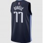 Men's Dallas Mavericks Luka Doncic #77 Navy Finished Swingman Jersey - Statement Editon