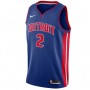 Men's Detroit Pistons Cade Cunningham #2 Nike Blue 2021 Swingman Jersey - Icon Edition