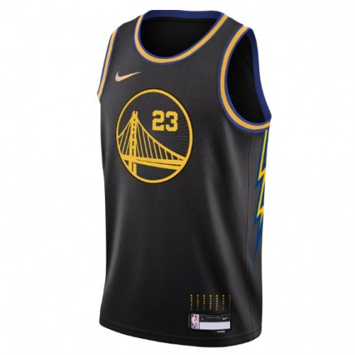 Men's Golden State Warriors Warriors Green #23 Nike Black 2021/22 Swingman NBA Jersey - City Edition