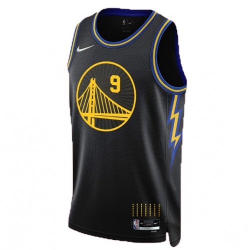 Men's Golden State Warriors Andre Iguodala #9 Black 2021/22 Swingman Jersey - City Edition