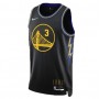 Men's Golden State Warriors Jordan Poole #3 Black 2021/22 Swingman Jersey - City Edition