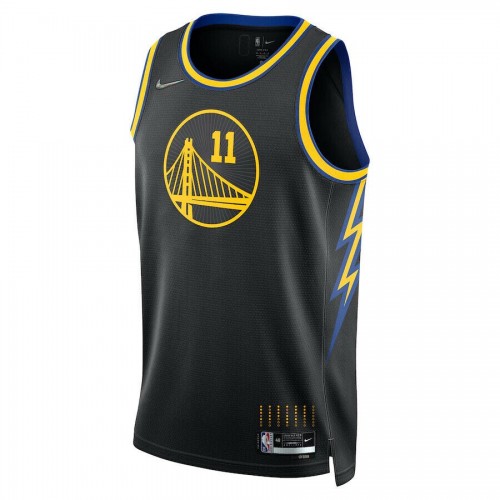 Men's Golden State Warriors Klay Thompson #11 Black 2021/22 Swingman Jersey - City Edition