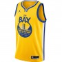 Men's Golden State Warriors Thompson #11 Jordan Gold 20/21 Swingman Jersey - Statement Edition