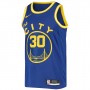 Men's Golden State Warriors Stephen Curry #30 Nike Royal Hardwood Classics 2020/21 Swingman Jersey- Classic Edition