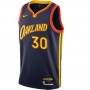 Men's Golden State Warriors Stephen Curry #30 Nike Navy 2020/21 Swingman Jersey - City Edition