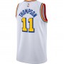 Men's Golden State Warriors Klay Thompson #11 White Classics Swingman Jersey - Classic Edition