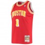 Men's Houston Rockets Tracy McGrady #1 Throwback Mitchell & Ness Red 04-05 Hardwood Classics Swingman Jersey