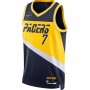 Men's Indiana Pacers Malcolm Brogdon #7 Nike Navy 2021/22 Swingman NBA Jersey - City Edition