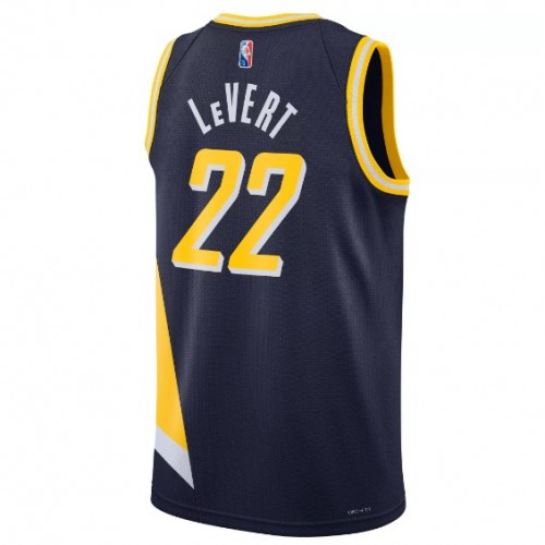 Men's Indiana Pacers Caris LeVert #22 Nike Navy 2021/22 Swingman NBA Jersey - City Edition