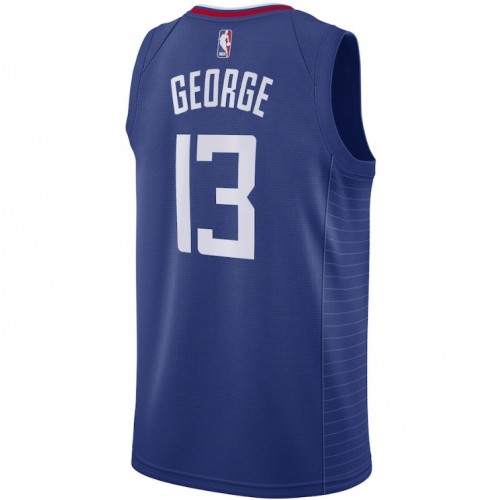 Men's LA Clippers Paul George #13 Blue 19-20 Swingman Jersey - Icon Edition