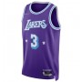 Men's LosAngeles Lakers Anthony Davis #3 Nike Purple 2021/22 Swingman NBA Jersey - City Edition