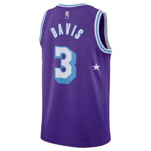 Men's LosAngeles Lakers Anthony Davis #3 Nike Purple 2021/22 Swingman NBA Jersey - City Edition