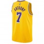 Men's Los Angeles Lakers Carmelo Anthony #7 Nike Gold 2021/22 Swingman Jersey - Icon Edition