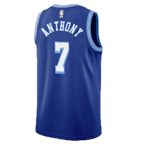 Men's Los Angeles Lakers Carmelo Anthony #7 Nike Blue Swingman NBA Jersey - Classic Edition