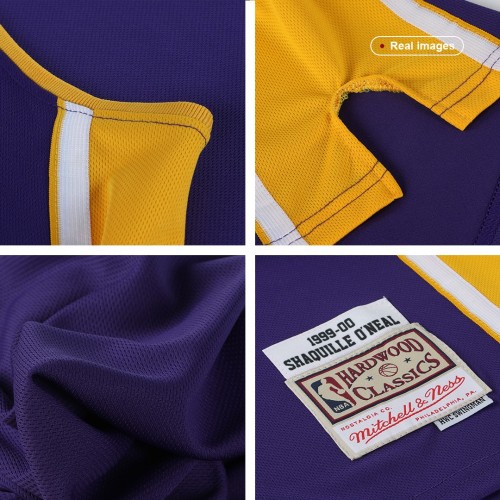 Los Angeles Lakers Lakers O'NEAL #34 Throwback Mitchell & Ness Purple 1999/00 Swingman NBA Jersey