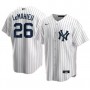 Men's New York Yankees DJ LeMahieu #26 Nike White Home 2020 Jersey