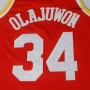 Men's Houston Rockets Hakeem Olajuwon Throwback Mitchell & Ness Red 1993-94 Hardwood Classics Swingman Jersey