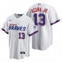 Men's Atlanta Braves Ronald Acuña Jr. #13 White Player Jersey