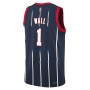 Men's Houston Rockets John Wall #1 Nike Navy 2021/22 Swingman Jersey - City Edition