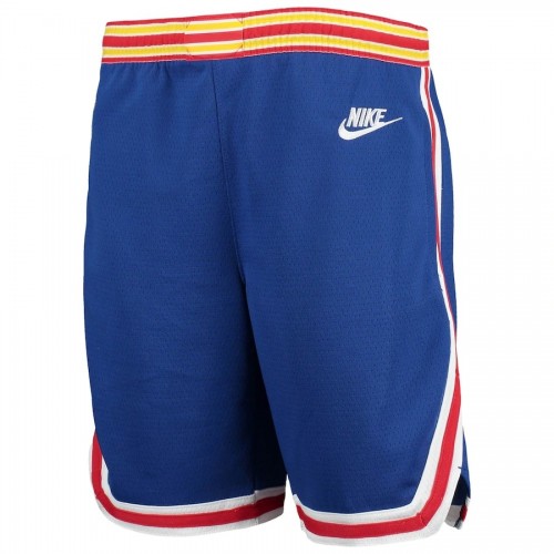 Men's Golden State Warriors Nike Royal 2021/22 Courtside Swingman Performance Shorts - Classic Edition