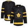 Men's Toronto Maple Leafs x drew house adidas Black&Yellow Alternate Blank Jersey