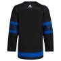 Men's Toronto Maple Leafs x drew house adidas Black&Blue Alternate Blank Jersey