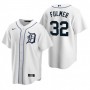 Men's Detroit Tigers Michael Fulmer #32 Nike White Home 2020 Jersey