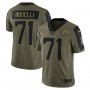 Tony Boselli Jacksonville Jaguars Nike 2021 Salute To Service Retired Player Limited Jersey - Olive