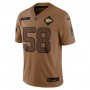 Derrick Thomas Kansas City Chiefs Nike 2023 Salute To Service Retired Player Limited Jersey - Brown