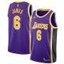 LeBron James Los Angeles Lakers Jordan Brand 2021/22 #6 Swingman Player Jersey Purple - Statement Edition