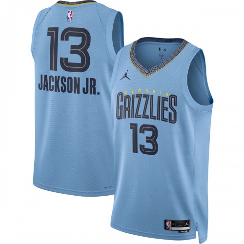 Jaren Jackson Jr. Memphis Grizzlies Jordan Brand 2022/23 Statement Edition Swingman Jersey - Light Blue